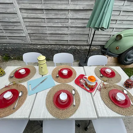 Tatil Evi La Maison Vintage A Montreuil Sur 3 - Jardin - 6 Personnes - Wifi